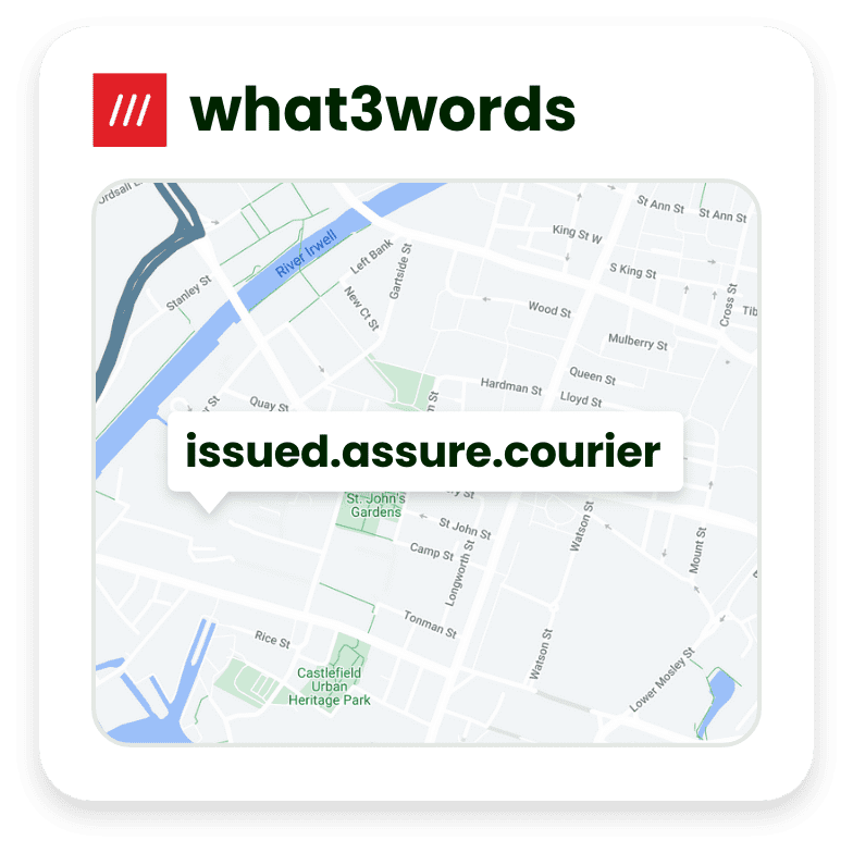 what3words integration with DeliveryApp